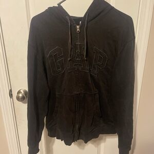 GAP Charcoal Full-Zip Hoodie